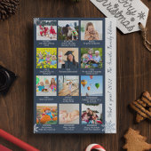 Blue What A Year Review 12 Foto Collage