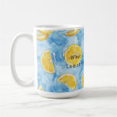 Blue When Life Gives You Lemons Lemonade Kaffeetasse (Links)