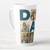 Blue & White 6 Foto Collage Vater Milchtasse (Linke Ecke)