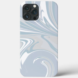 Blue White Abstrakt Waves Inspirivi Modern Case-Mate iPhone Hülle