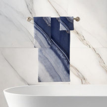 Blue White Agate Marble