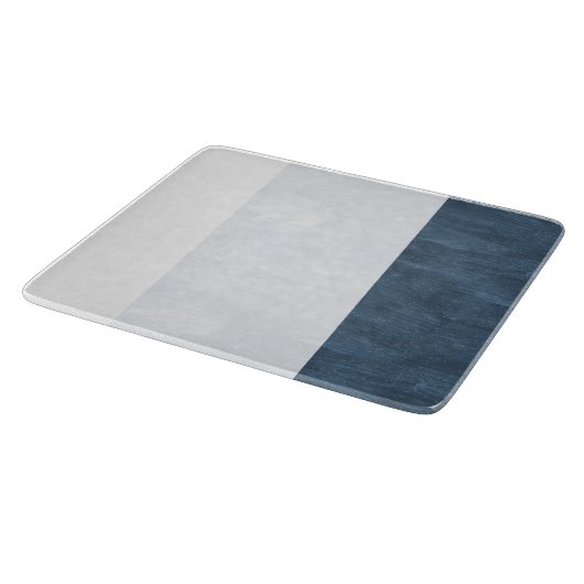 Blue White Beach Schneidebrett (Ecke)