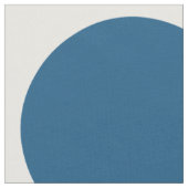 Blue White Big Polka Dots Fabric Stoff (Nahaufnahme)