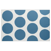 Blue White Big Polka Dots Fabric Stoff (Fat Quarter (45,7 x 55,9 cm))