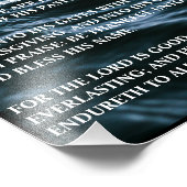 BLUE WHITE BLACK HAPPY THANKSGIVING PSALMS 100 FOTODRUCK (Ecke)