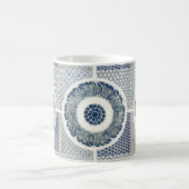 Blue White Blumenchinesisch Runde Kaffeetasse (Mittel)