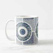 Blue White Blumenchinesisch Runde Kaffeetasse (Links)