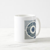 Blue White Blumenchinesisch Runde Kaffeetasse (VorderseiteRechts)