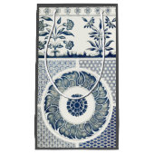 Blue White Blumenchinesisch Runde Kleine Geschenktüte (Vorderseite)