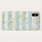 Blue, White Case Mate Barely There iPhone X Case (Rückseite (Horizontal))