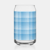 Blue White Checker Abstract Pattern Dosenglas (Links)