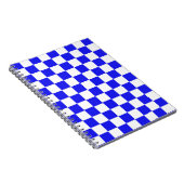Blue & White Checkered CUSTOM Notizblock (Rechte Seite)