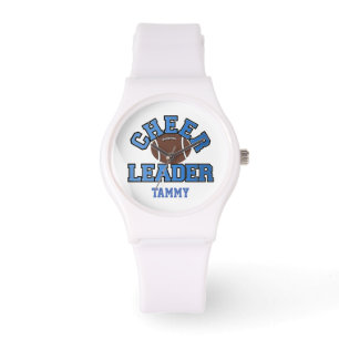 Blue & White Cheerleader's Custom Watch Armbanduhr