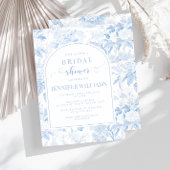 Blue White Chinoiserie Bridal Dusche Einladung