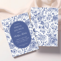 Blue White Chinoiserie Bridal Dusche Einladung