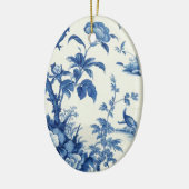 Blue & White Chinoiseries Keramik Ornament (Links)