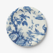 Blue & White Chinoiseries Pappteller (Vorderseite)