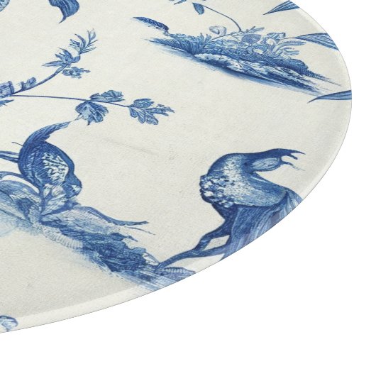 Blue & White Chinoiseries Schneidebrett (Ecke)