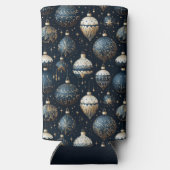 BLUE & WHITE CHRISTMAS HOLIDAY ORNAMENTS SELTERS DOSENKÜHLER (Rückseite)