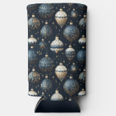 BLUE & WHITE CHRISTMAS HOLIDAY ORNAMENTS SELTERS DOSENKÜHLER (Vorderseite)