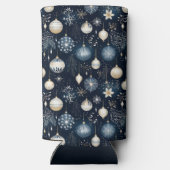 BLUE & WHITE CHRISTMAS HOLIDAY ORNAMENTS SELTERS DOSENKÜHLER (Rückseite)