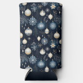 BLUE & WHITE CHRISTMAS HOLIDAY ORNAMENTS SELTERS DOSENKÜHLER (Vorderseite)