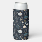 BLUE & WHITE CHRISTMAS HOLIDAY ORNAMENTS SELTERS DOSENKÜHLER (Seltzer Rückseite)