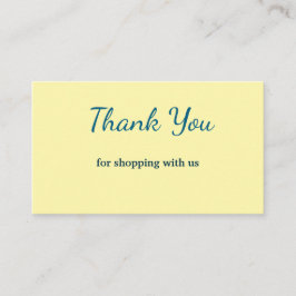 Blue White Classic Vielen Dank für Ihre Visitenkar Visitenkarte