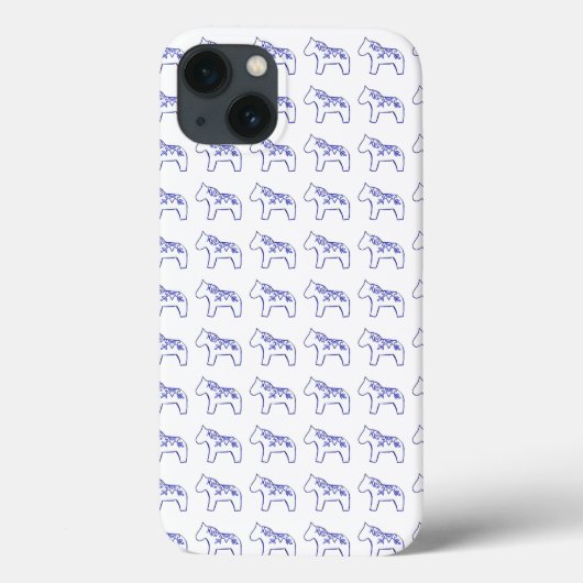 Blue White dala Pferd iPhone Gehäuse Case-Mate iPhone Hülle (Rückseite)