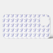 Blue White dala Pferd iPhone Gehäuse Case-Mate iPhone Hülle (Rückseite (Horizontal))