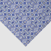 Blue White Delft Aussehen kleine Fliesen - hübsch Seidenpapier (Ausschnitt)