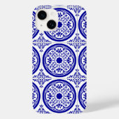 Blue White Delft Inspirierte Imitate Tile iPhone Case-Mate iPhone Hülle (Rückseite)