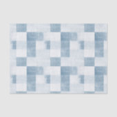 Blue White Denim Jean Birthday Seidenpapier (Vorderseite)