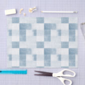 Blue White Denim Jean Birthday Seidenpapier (Handwerk)