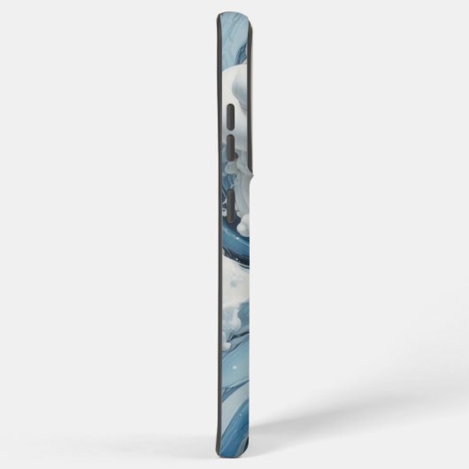 Blue White Disc Samsung Galaxy Hülle (Rechte Seite)