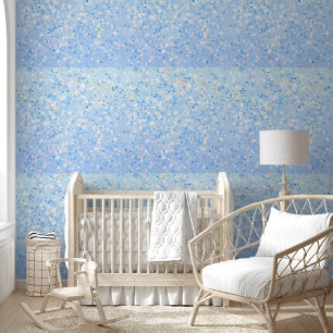 Blue White Elegant Tapete