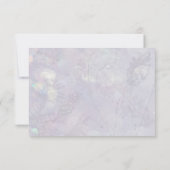 Blue White Floral 60. Geburtstag Danke Flat (Rückseite)