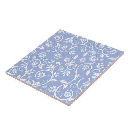 blue &white floral pattern  fliese (Seite)