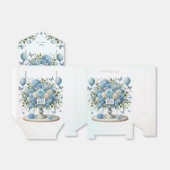 Blue White Floral Vour Geschenkschachtel (Ungefaltet)