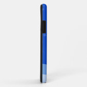 Blue White Frohe Weihnachtsbaumstars Night Light Case-Mate iPhone Hülle (Hinten/Rechts)