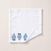 Blue White Ginger Jar Bath Handtuch Set (Waschlappen)