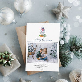 Blue & white Ginger jar Foto Holiday Card Feiertagskarte