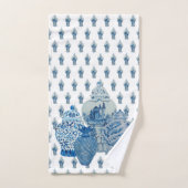 Blue & White Ginger Jars Badhandtuch Set (Handtuch)