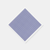 Blue-White Gingham-PAPER PARTY NAPKINS Serviette (Ecke)