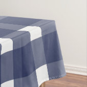 Blue White Gingham Pattern Tischdecke (Beispiel)
