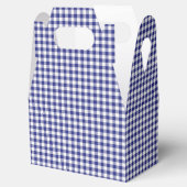 Blue-White Ginham-GASTGESCHENK BOX, Gable Geschenkschachtel (Geöffnet)