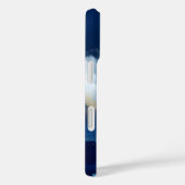 Blue, White & Gold Abstract Case-Mate iPhone Hülle (Rückseite / Rechts)