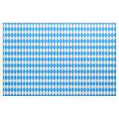 Blue White Harlequin Diamonds Schachbretts Design Stoff (Yard (91,4 cm))