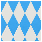 Blue White Harlequin Diamonds Schachbretts Design Stoff (Nahaufnahme)