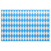 Blue White Harlequin Diamonds Schachbretts Design Stoff (Fat Quarter (45,7 x 55,9 cm))